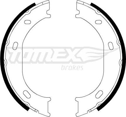 TOMEX brakes TX 21-17 - Bremžu loku komplekts www.autospares.lv
