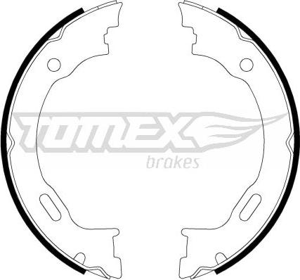 TOMEX brakes TX 22-27 - Bremžu loku komplekts www.autospares.lv