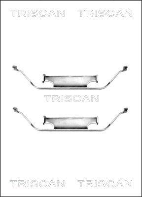 Triscan 8105 111571 - Piederumu komplekts, Disku bremžu uzlikas www.autospares.lv