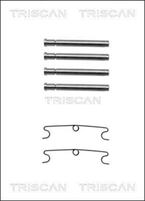 Triscan 8105 291601 - Piederumu komplekts, Disku bremžu uzlikas www.autospares.lv