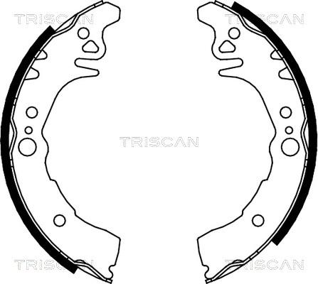 Triscan 8100 10026 - Bremžu loku komplekts www.autospares.lv