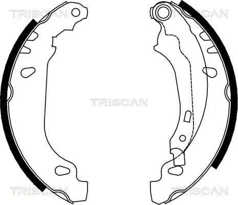 Triscan 8100 28636 - Bremžu loku komplekts www.autospares.lv