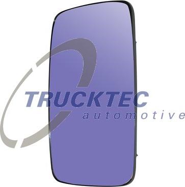 Trucktec Automotive 02.57.029 - Spoguļstikls, Ārējais atpakaļskata spogulis www.autospares.lv