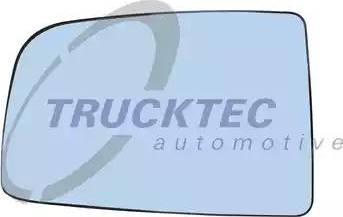 Trucktec Automotive 02.57.149 - Spoguļstikls, Ārējais atpakaļskata spogulis www.autospares.lv