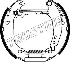 Trusting 6067 - Bremžu loku komplekts www.autospares.lv