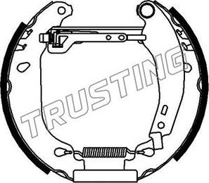 Trusting 6021 - Bremžu loku komplekts www.autospares.lv