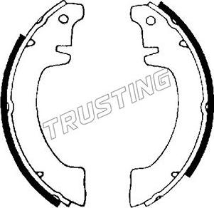 Trusting 088.187 - Bremžu loku komplekts www.autospares.lv