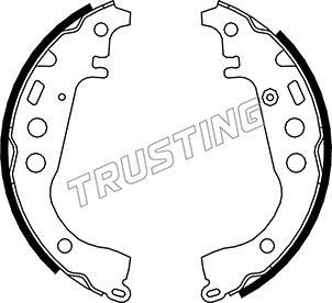 Trusting 115.301 - Bremžu loku komplekts www.autospares.lv