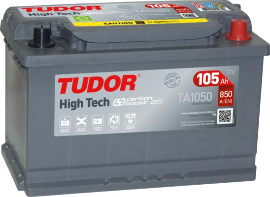 Tudor TA1050 - Startera akumulatoru baterija www.autospares.lv