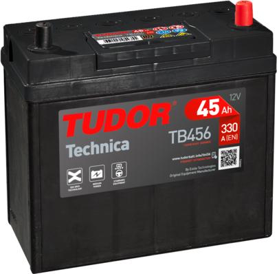 Tudor TB456 - Startera akumulatoru baterija www.autospares.lv