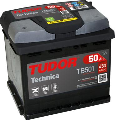 Tudor TB501 - Startera akumulatoru baterija www.autospares.lv