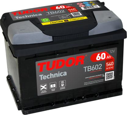 Tudor TB602 - Startera akumulatoru baterija www.autospares.lv