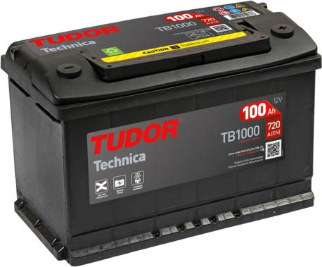 Tudor TB1000 - Startera akumulatoru baterija www.autospares.lv