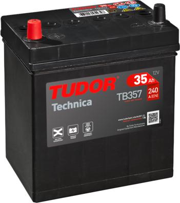 Tudor TB357 - Startera akumulatoru baterija www.autospares.lv