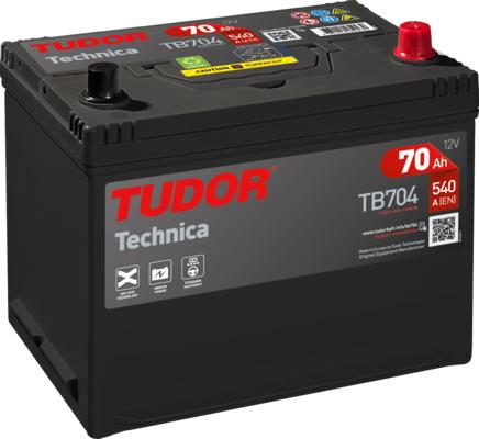 Tudor TB704 - Startera akumulatoru baterija www.autospares.lv