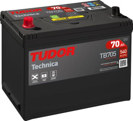 Tudor TB705 - Startera akumulatoru baterija www.autospares.lv
