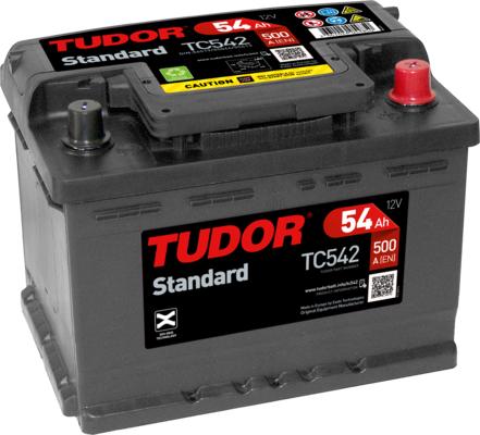 Tudor TC542 - Startera akumulatoru baterija www.autospares.lv
