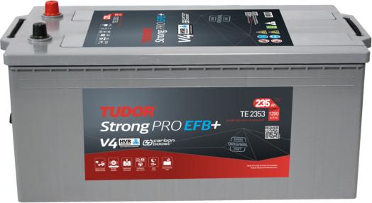 Tudor TE2353 - Startera akumulatoru baterija www.autospares.lv