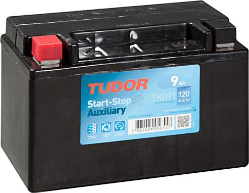 Tudor TK091 - Startera akumulatoru baterija www.autospares.lv