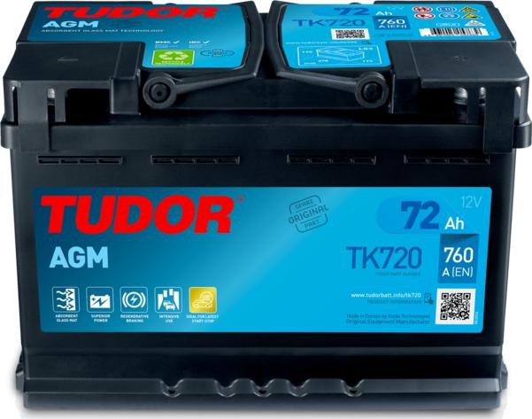 Tudor TK720 - Startera akumulatoru baterija www.autospares.lv