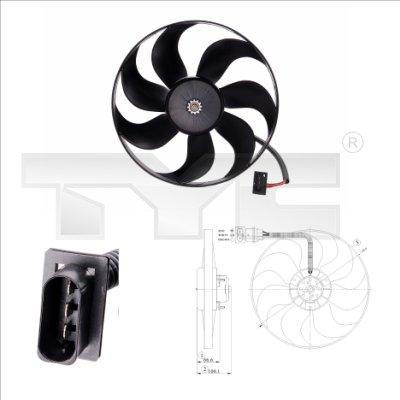 TYC 802-0009 - Ventilators, Motora dzesēšanas sistēma www.autospares.lv