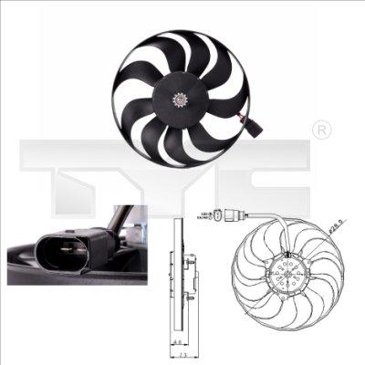 TYC 802-0001 - Ventilators, Motora dzesēšanas sistēma www.autospares.lv