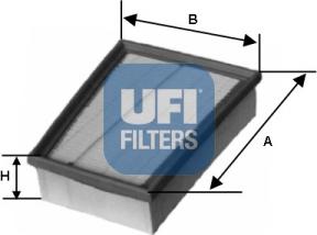UFI 30.095.00 - Gaisa filtrs www.autospares.lv