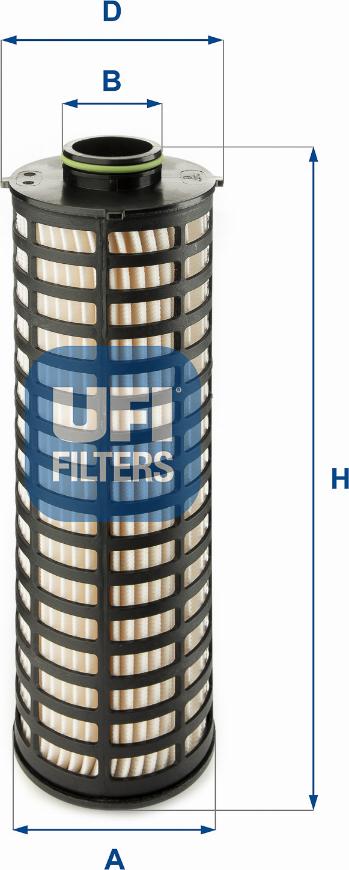 UFI 25.111.00 - Eļļas filtrs www.autospares.lv