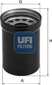 UFI 23.590.00 - Eļļas filtrs www.autospares.lv