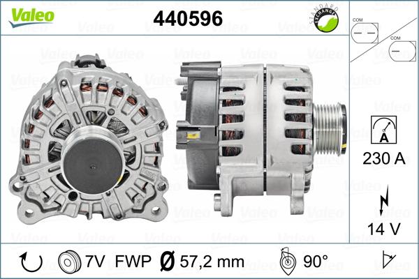 Valeo 440596 - Ģenerators www.autospares.lv