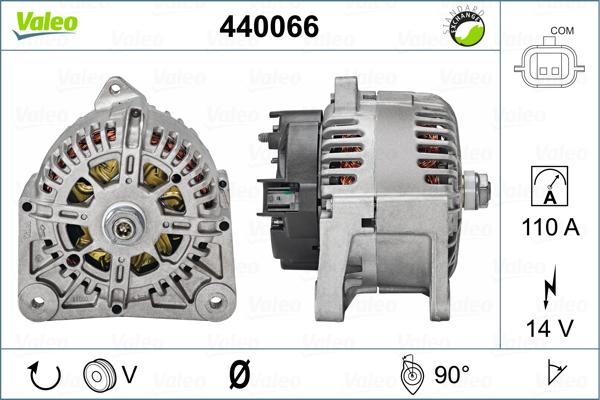 Valeo 440066 - Ģenerators www.autospares.lv