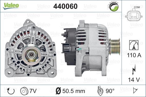 Valeo 440060 - Ģenerators www.autospares.lv