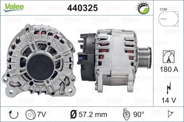 Valeo 440325 - Ģenerators www.autospares.lv