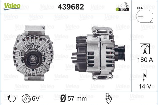 Valeo 439682 - Ģenerators www.autospares.lv