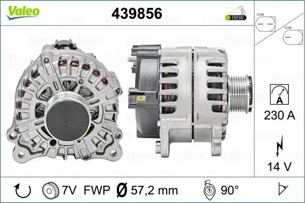 Valeo 439856 - Ģenerators www.autospares.lv