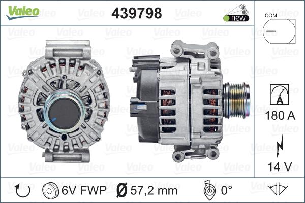 Valeo 439798 - Ģenerators www.autospares.lv