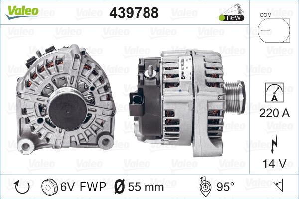 Valeo 439788 - Ģenerators www.autospares.lv