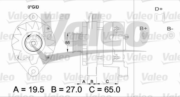 Valeo 436462 - Ģenerators www.autospares.lv
