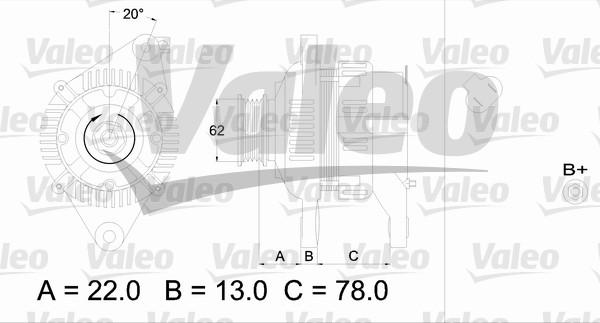 Valeo 436609 - Ģenerators www.autospares.lv
