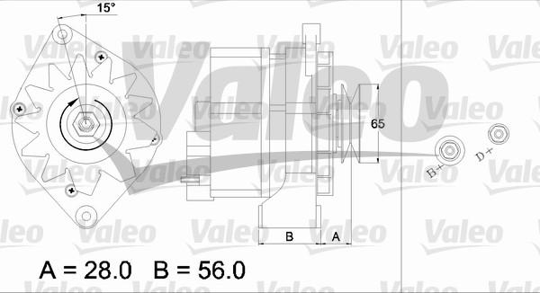 Valeo 436295 - Ģenerators www.autospares.lv