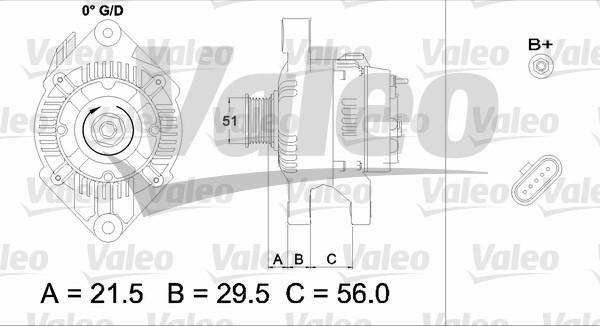 Valeo 436752 - Ģenerators www.autospares.lv