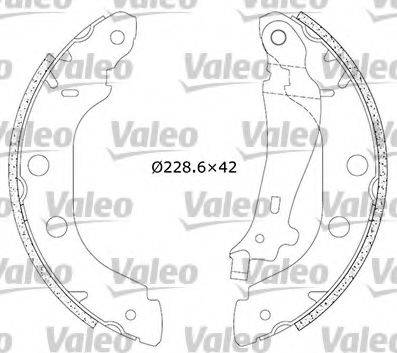 Valeo 554639 - Bremžu loku komplekts www.autospares.lv