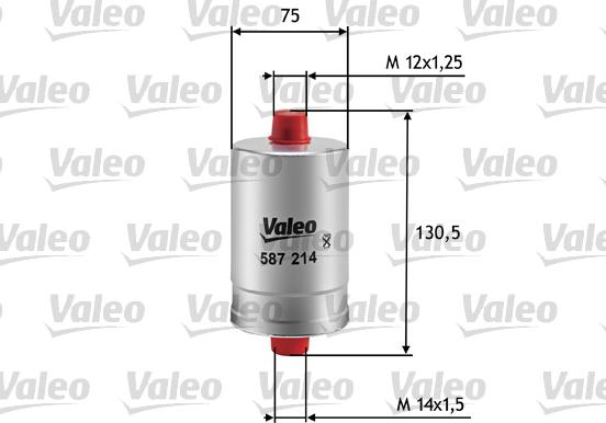 Valeo 587214 - Degvielas filtrs www.autospares.lv