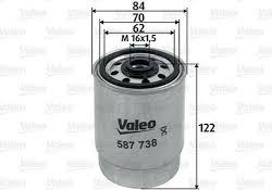 Valeo 587738 - Degvielas filtrs www.autospares.lv