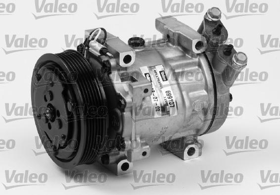 Valeo 699107 - Kompresors, Gaisa kond. sistēma www.autospares.lv