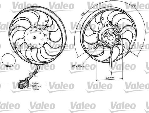 Valeo 696048 - Ventilators, Motora dzesēšanas sistēma www.autospares.lv