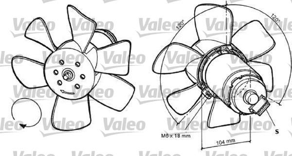 Valeo 696031 - Ventilators, Motora dzesēšanas sistēma www.autospares.lv