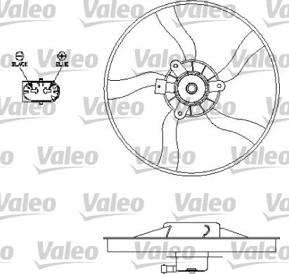 Valeo 696134 - Ventilators, Motora dzesēšanas sistēma www.autospares.lv