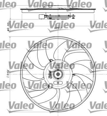 Valeo 696349 - Ventilators, Motora dzesēšanas sistēma www.autospares.lv
