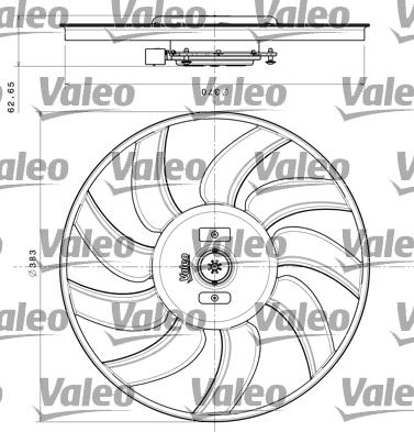 Valeo 696350 - Ventilators, Motora dzesēšanas sistēma www.autospares.lv